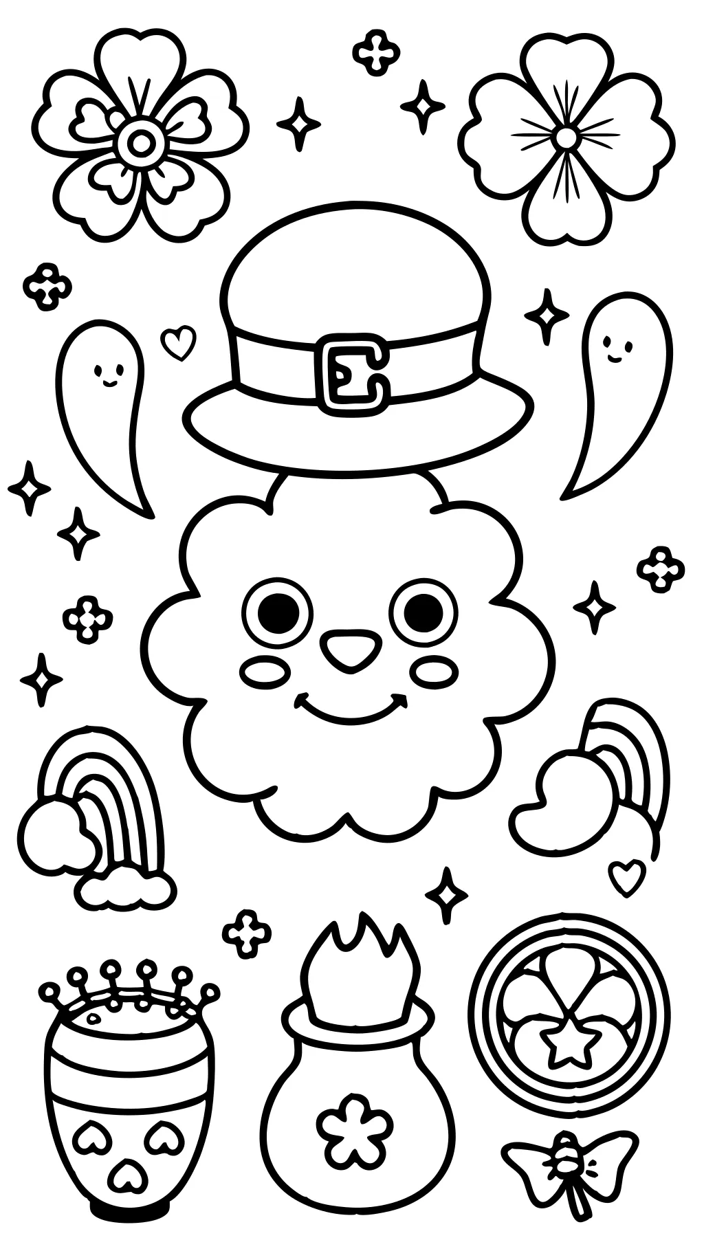 printable st patrick’s day coloring pages